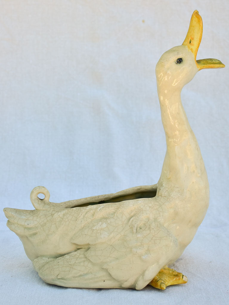 Antique French duck decoration 10¼"