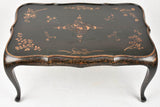 Sophisticated Chinoiserie Coffee Table, Hand-painted