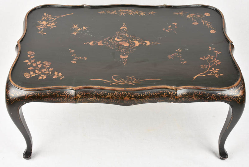 Sophisticated Chinoiserie Coffee Table, Hand-painted