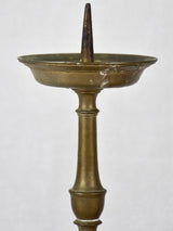 Candlesticks, bronze, 17th-century 11¾" (pair)