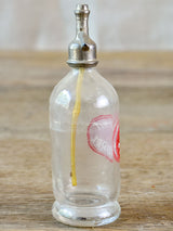 Miniature vintage Seltzer bottle - 5" tall