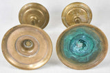 Candlesticks, bronze, 17th-century 11¾" (pair)