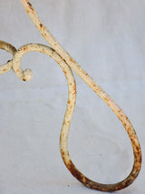 Early twentieth century French garden table with looped base 20¾"