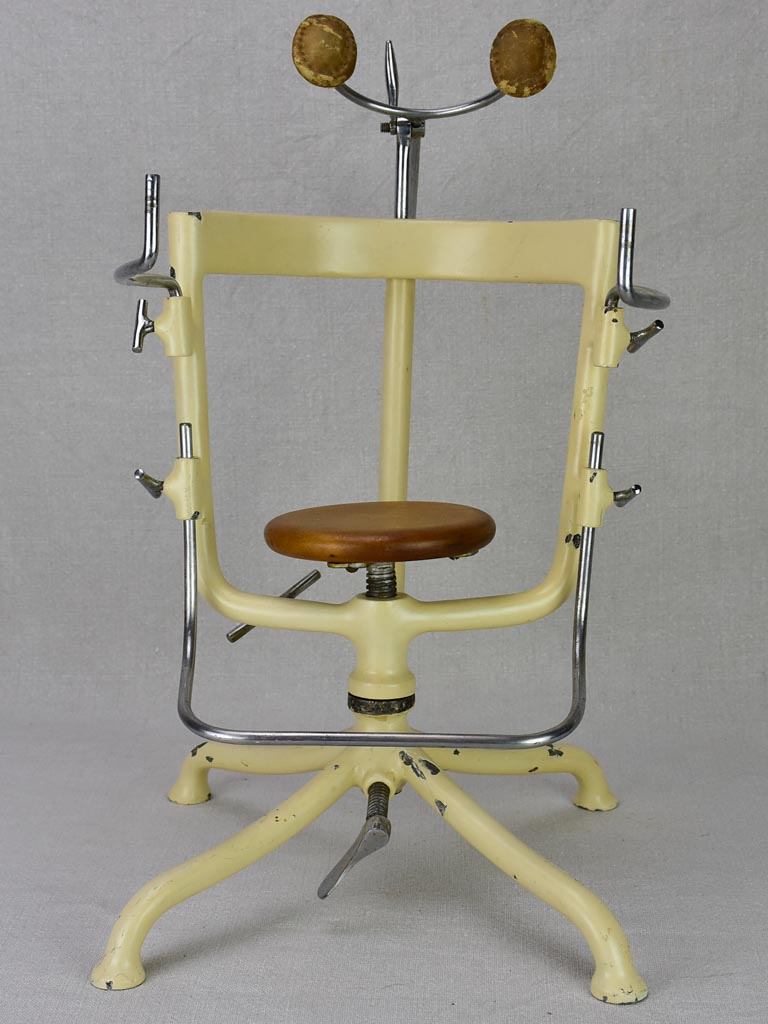 Doctor's miniature sample chair and trolley from the 1930's
