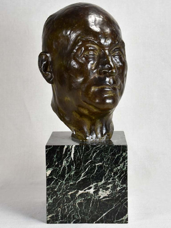 Antique French bronze bust signed Hedzel - Susse foundry Paris