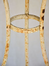 Early twentieth century French garden table with looped base 20¾"