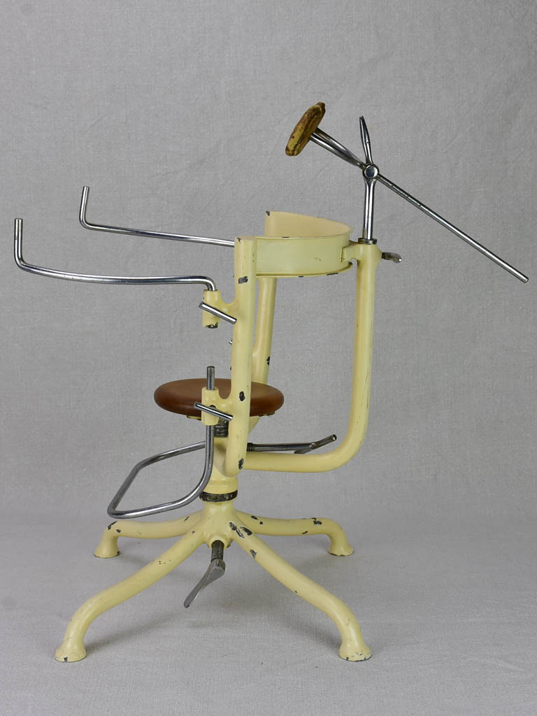 Doctor's miniature sample chair and trolley from the 1930's