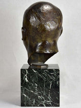 Vivid aged patina, early-century bust