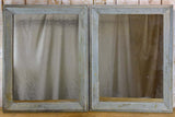 Pair of 19th Century French mirrors with mercury glass and painted frames 28" x 35½"