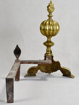 Authentic Louis XIV style andirons