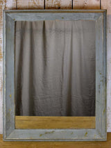 Pair of 19th Century French mirrors with mercury glass and painted frames 28" x 35½"