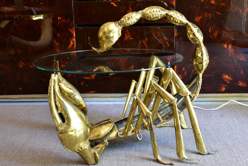 Duval Brasseur scorpion coffee table – signed