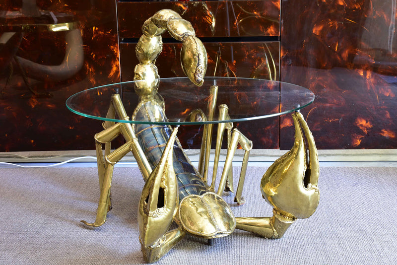 Duval Brasseur scorpion coffee table – signed