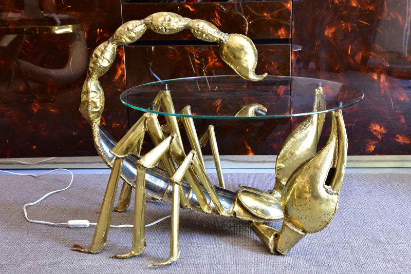 Duval Brasseur scorpion coffee table – signed
