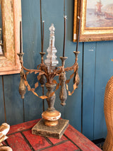 Salvaged antique candelabra