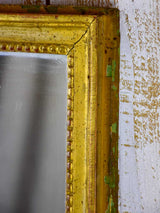 Small 18th Century Louis XVI mirror with gilded frame 24½" x 20½"