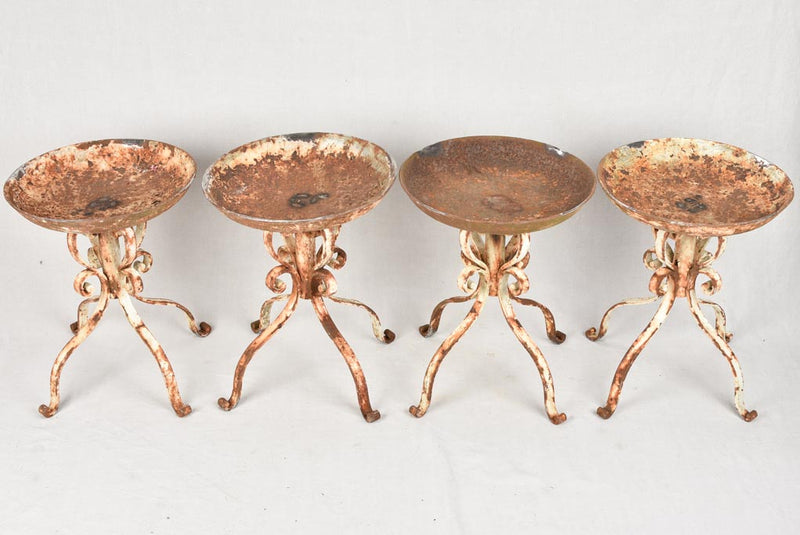 Set of 4 plant stands - 1900s - 20"