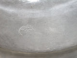 Pair of French pewter plates