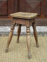 19th century oak stool