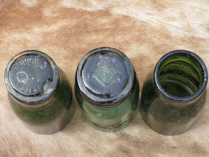 Lids of circa 19th century French truffle jars
