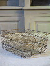 Vintage wire tray