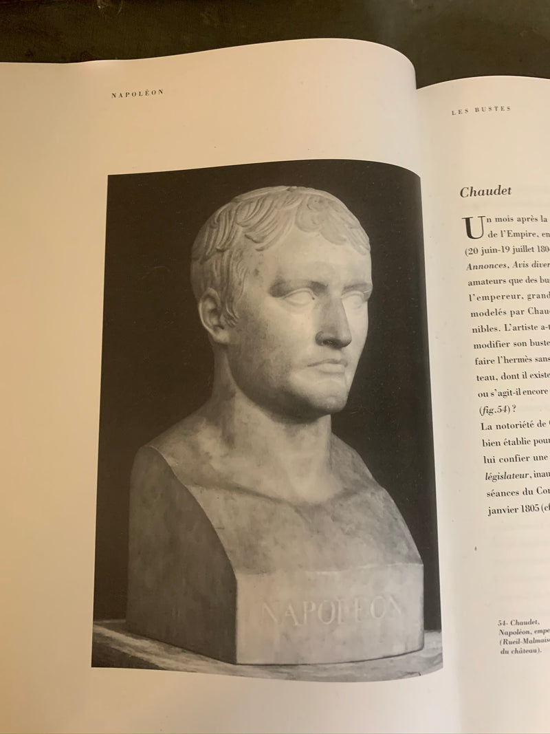 19th Century clay bust of Napoleon