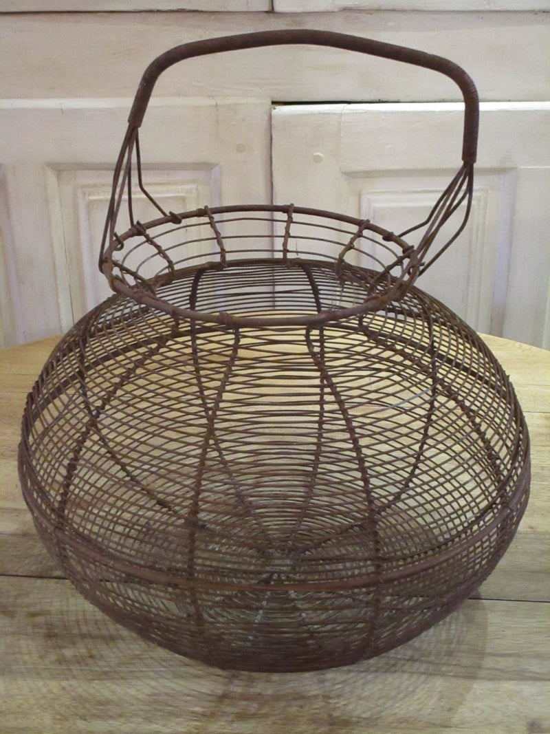 rustic wire salad basket