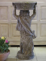 Back - French cherub garden statue fountain