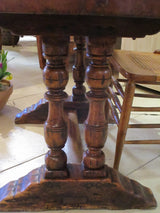 Louis XIII oak table from a chateau kitchen
