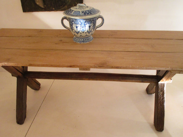 french 19th century farm dining table