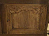 Rustic oak louis xiv buffet