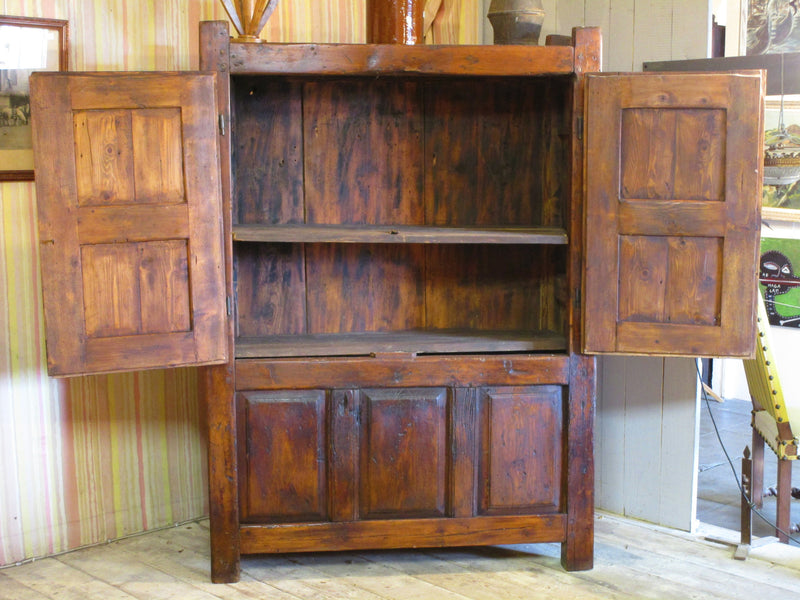 Antique chestnut armoire