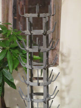 Top detail French bottle tree galvanized porcupine