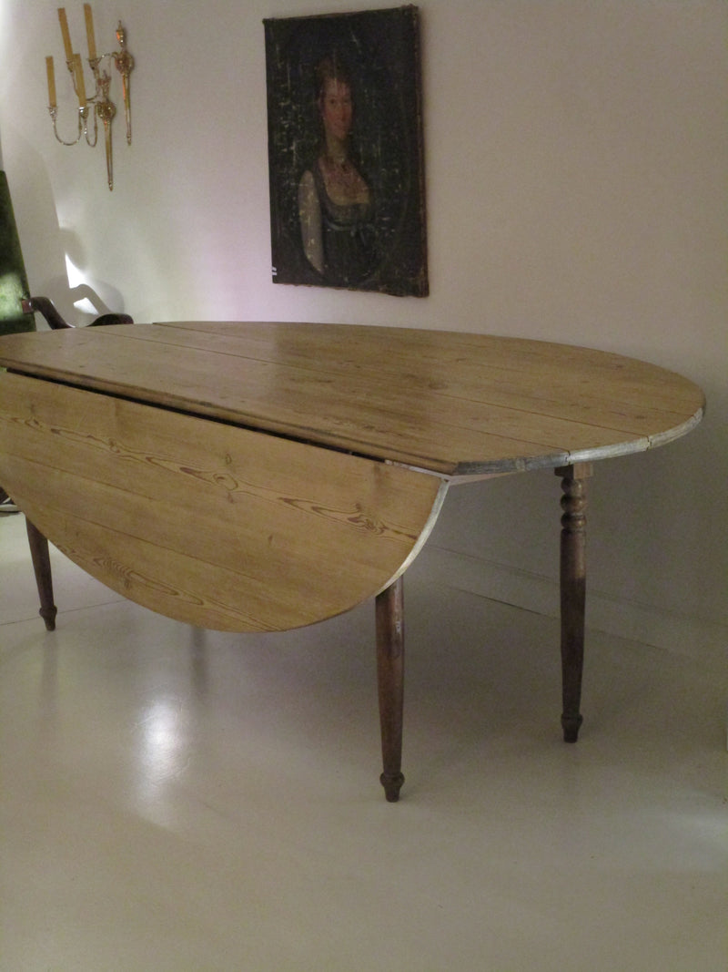 Ten seater oval dining table