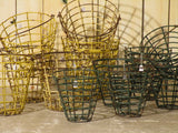 Vintage golf ball baskets green and yellow collection