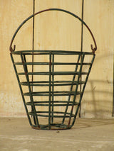 Vintage golf ball baskets green small