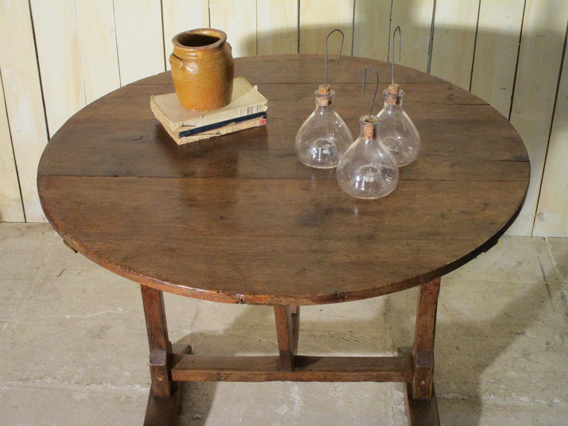 19th century French oak vigneron table