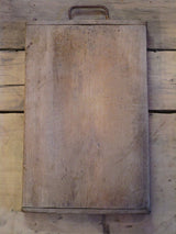 Rustic French chopping board with iron handle