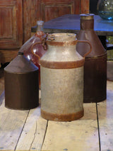 Large mid-century French milk churn