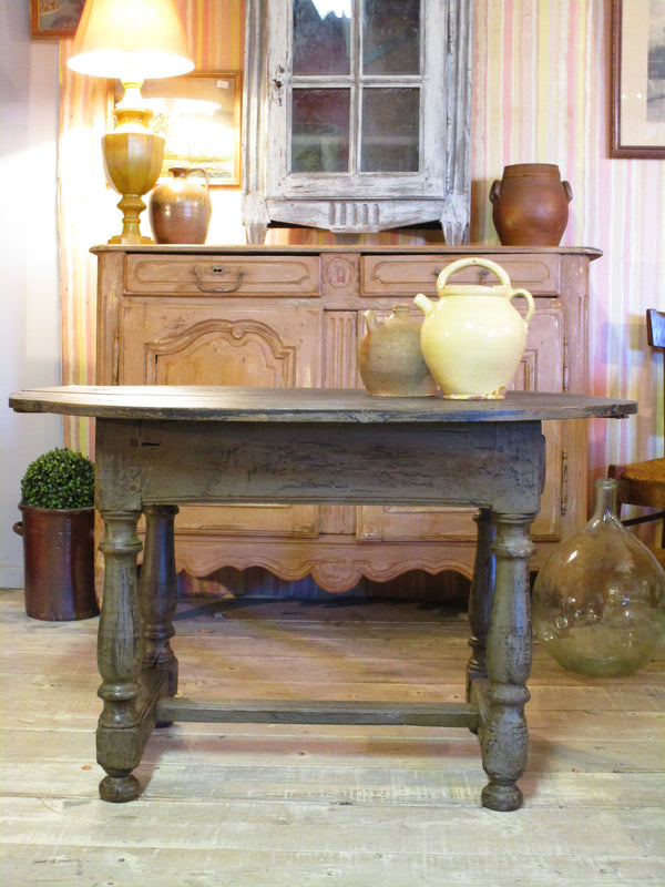 French oak oval vigneron's table