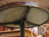 Underside - Round Parisian cafe marble top table