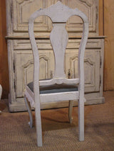 Back - Set of four oak Chippendale dining chairs