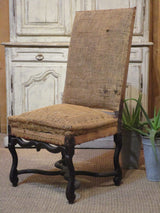 Louis XIII hessian chair french