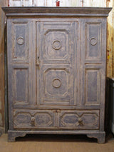 Early 18th century french oak voyage armoire