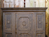 Early 18th century french oak voyage armoire compact