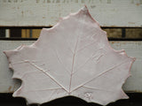 french hand made plane tree leaf platter