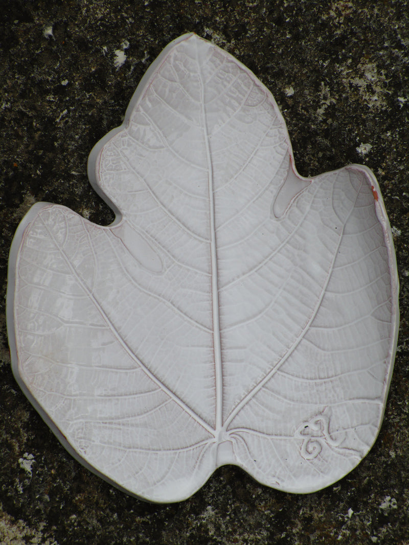french bespoke fig leaf plate