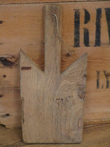 front small rustic french cutting board with handle