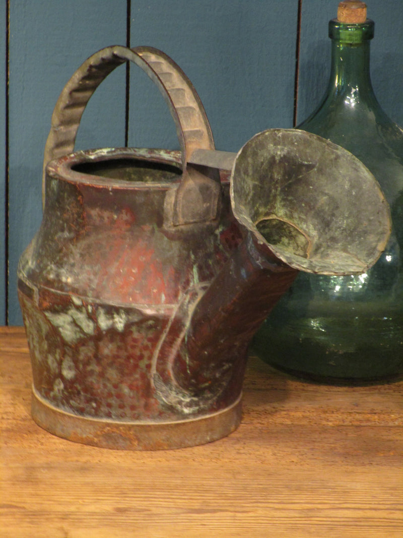 18th century French copper watering can
