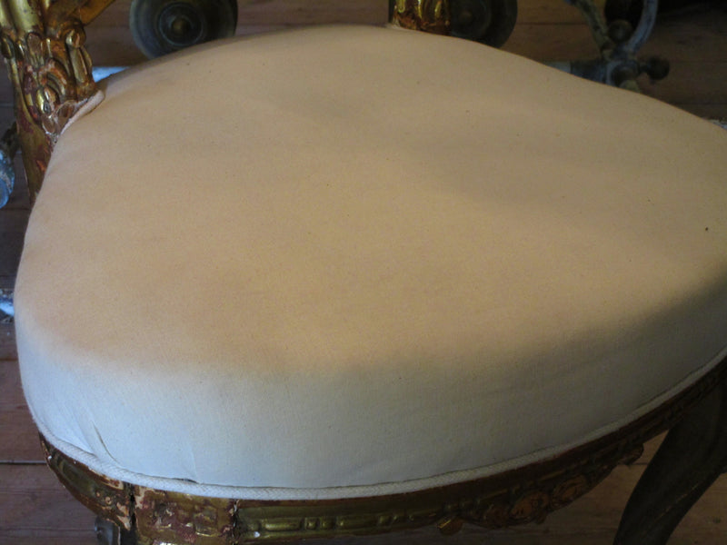 seat detail white upholstered french louis xv chair